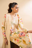 Nishat Linen 3 Piece - Digital Printed Jacquard Embroidered Suit - 42501301 Embroidered Eid Lawn Collection 0