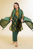 Nishat Linen 3 Piece - Digital Printed Jacquard Embroidered Suit - 42501302 Embroidered Eid Lawn Collection 0