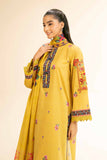 Nishat Linen 3 Piece - Printed Embroidered Suit - 42501306 Embroidered Eid Lawn Collection 0