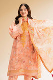 Nishat Linen 3 Piece - Printed Embroidered Suit - 42501310 Embroidered Eid Lawn Collection 0