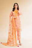 Nishat Linen 3 Piece - Printed Embroidered Suit - 42501310 Embroidered Eid Lawn Collection 0