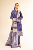Nishat Linen 3 Piece - Printed Embroidered Suit - 42501312 Embroidered Eid Lawn Collection 0