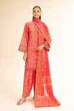 Nishat Linen 3 Piece - Printed Embroidered Suit - 42501313 Embroidered Eid Lawn Collection 0