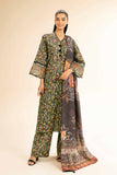 Nishat Linen 3 Piece - Printed Embroidered Suit - 42501314 Embroidered Eid Lawn Collection 0