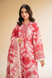 Nishat Linen 3 Piece - Digital Printed Embroidered Suit - 42501337 Embroidered Eid Lawn Collection 0
