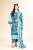 Nishat Linen 3 Piece - Digital Printed Embroidered Suit - 42501338 Embroidered Eid Lawn Collection 0
