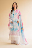 Nishat Linen 3 Piece - Digital Printed Embroidered Suit - 42501339 Embroidered Eid Lawn Collection 0