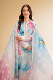 Nishat Linen 3 Piece - Digital Printed Embroidered Suit - 42501339 Embroidered Eid Lawn Collection 0