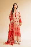 Nishat Linen 3 Piece - Digital Printed Embroidered Suit - 42501340 Embroidered Eid Lawn Collection 0