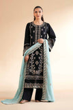 Nishat Linen 3 Piece - Dyed Embroidered Suit - 42501355 Embroidered Eid Lawn Collection 2025