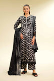 Nishat Linen 3 Piece - Printed Embroidered Suit - 42501365 Embroidered Eid Lawn Collection 0
