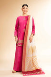 Nishat Linen 3 Piece - Embroidered Suit - 42501392 Embroidered Eid Lawn Collection 2025