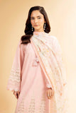 Nishat Linen 3 Piece - Embroidered Suit - 42501406 Embroidered Eid Lawn Collection 2025