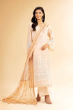 Nishat Linen 3 Piece - Embroidered Suit - 42501414 Embroidered Eid Lawn Collection 2025