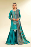 Nishat Linen 3 Piece - Gold Printed Embroidered Suit - 42501425 Embroidered Eid Lawn Collection 0