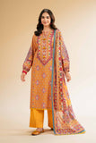 Nishat Linen 3 Piece - Digital Printed Embroidered Suit - 42501434 Embroidered Eid Lawn Collection 2025