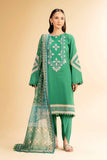 Nishat Linen 3 Piece - Embroidered Suit - 42501441 Embroidered Eid Lawn Collection 0