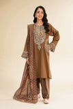 Nishat Linen 3 Piece - Embroidered Suit - 42501444 Embroidered Eid Lawn Collection 0