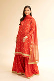 Nishat Linen 3 Piece - Printed With Gotta Laces Suit - 42501452 Digital Printed Lawn Eid Edition 2025
