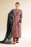 Nishat Linen 3 Piece - Printed Embroidered Suit - 42501502 Embroidered Eid Lawn Collection 0