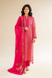 Nishat Linen 3 Piece - Printed Embroidered Suit - 42501503 Embroidered Eid Lawn Collection 0