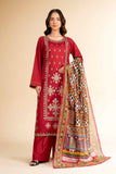 Nishat Linen 3 Piece - Digital Printed Embroidered Suit - 42501580 Embroidered Eid Lawn Collection 2025