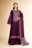 Nishat Linen 3 Piece - Digital Printed Embroidered Suit - 42501583 Embroidered Eid Lawn Collection 2025