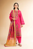 Nishat Linen 3 Piece - Digital Printed Embroidered Suit - 42501588 Embroidered Eid Lawn Collection 2025