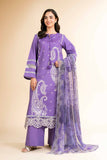 Nishat Linen 3 Piece - Digital Printed Embroidered Suit - 42501611 Embroidered Eid Lawn Collection 2025