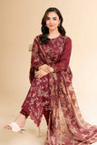 Nishat Linen 3 Piece - Digital Printed Embroidered Suit - 42501612 Embroidered Eid Lawn Collection 2025