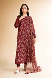 Nishat Linen 3 Piece - Digital Printed Embroidered Suit - 42501612 Embroidered Eid Lawn Collection 2025