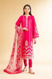 Nishat Linen 3 Piece - Digital Printed Embroidered Suit - 42501614 Embroidered Eid Lawn Collection 2025