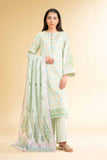 Nishat Linen 3 Piece - Digital Printed Embroidered Suit - 42501629 Embroidered Eid Lawn Collection 2025