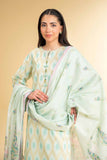 Nishat Linen 3 Piece - Digital Printed Embroidered Suit - 42501629 Embroidered Eid Lawn Collection 2025