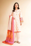 Nishat Linen 3 Piece - Digital Printed Embroidered Suit - 42501637 Embroidered Eid Lawn Collection 2025