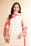 Nishat Linen 3 Piece - Digital Printed Embroidered Suit - 42501637 Embroidered Eid Lawn Collection 2025