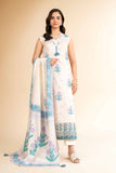 Nishat Linen 3 Piece - Digital Printed Embroidered Suit - 42501638 Embroidered Eid Lawn Collection 2025