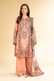 Nishat Linen 3 Piece - Digital Printed Embroidered Suit - 42501642 Embroidered Eid Lawn Collection 2025