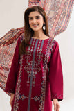 Nishat Linen 3 Piece - Printed Embroidered Suit - 42501650 Embroidered Eid Lawn Collection 2025