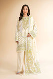Nishat Linen 3 Piece - Flatbed Paste Embroidered Suit - 42501660 Embroidered Eid Lawn Collection 2025