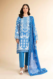 Nishat Linen 3 Piece - Flatbed Paste Embroidered Suit - 42501664 Embroidered Eid Lawn Collection 2025