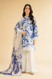 Nishat Linen 2 Piece - Digital Printed Embroidered Suit - 42501735 Embroidered Eid Lawn Collection 2025