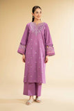 Nishat Linen 2 Piece - Dyed Embroidered Suit - 42501795 Embroidered Eid Lawn Collection 2025