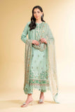 Nishat Linen 3 Piece - Jacquard Embroidered Suit - 42501822 Embroidered Eid Lawn Collection 2025