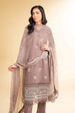 Nishat Linen 3 Piece - Jacquard Embroidered Suit - 42501825 Embroidered Eid Lawn Collection 2025