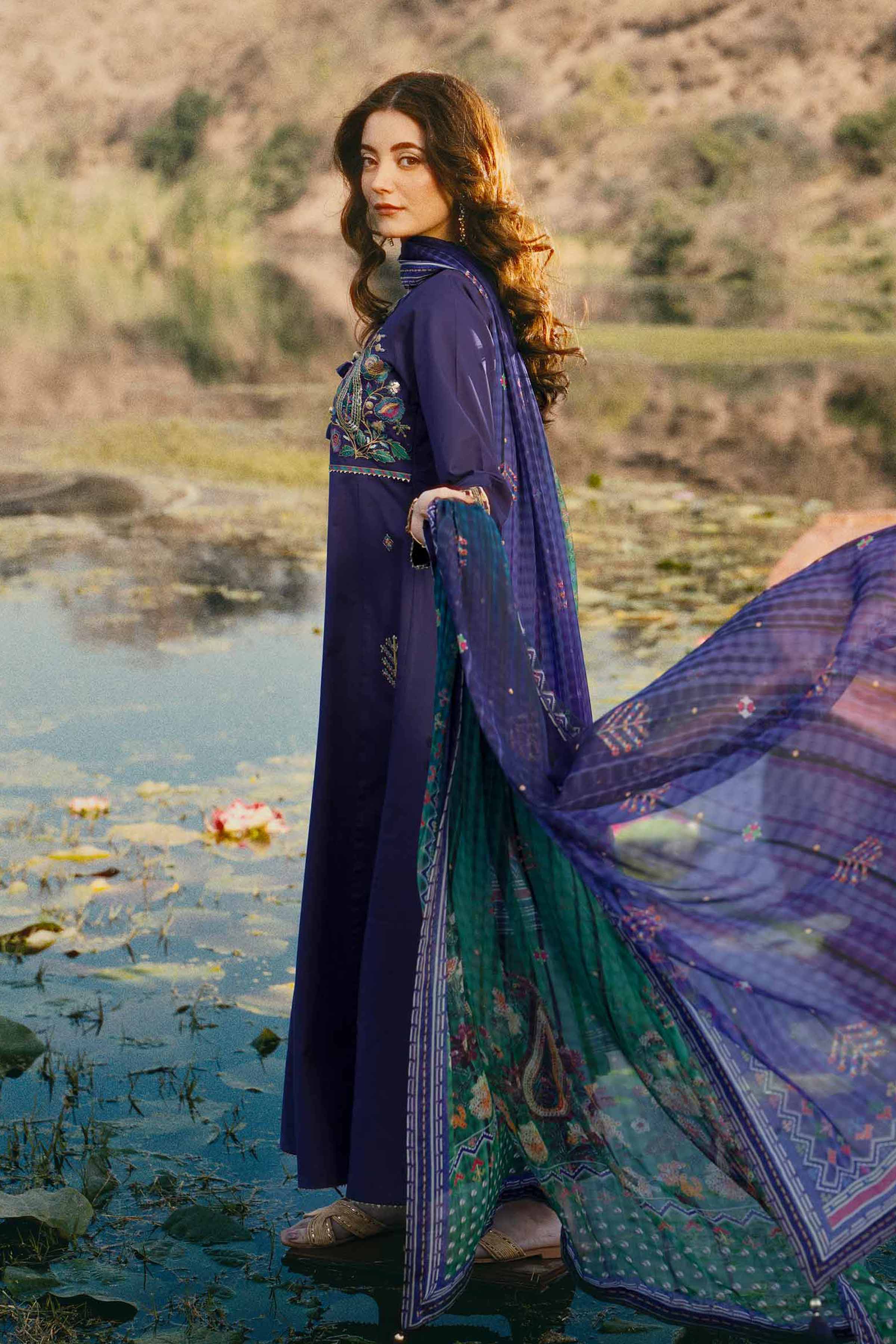 Nishat Linen 3 Piece - Digital Printed Embroidered Suit - 42502106 Emb Sara Clothes Nishat Linen 3 Piece - Digital Printed Embroidered Suit - 42502106 Emb Sara Clothes
