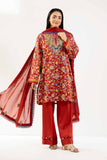 Nishat Linen 3 Piece - Printed Embroidered Suit - 42502131 Embroidered Eid Lawn Collection 2025