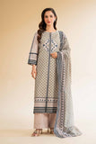 Nishat Linen 3 Piece - Printed Embroidered Suit - 42519173 Embroidered Eid Lawn Collection 0