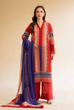 Nishat Linen 3 Piece - Printed Embroidered Suit - 42519396 Embroidered Eid Lawn Collection 0