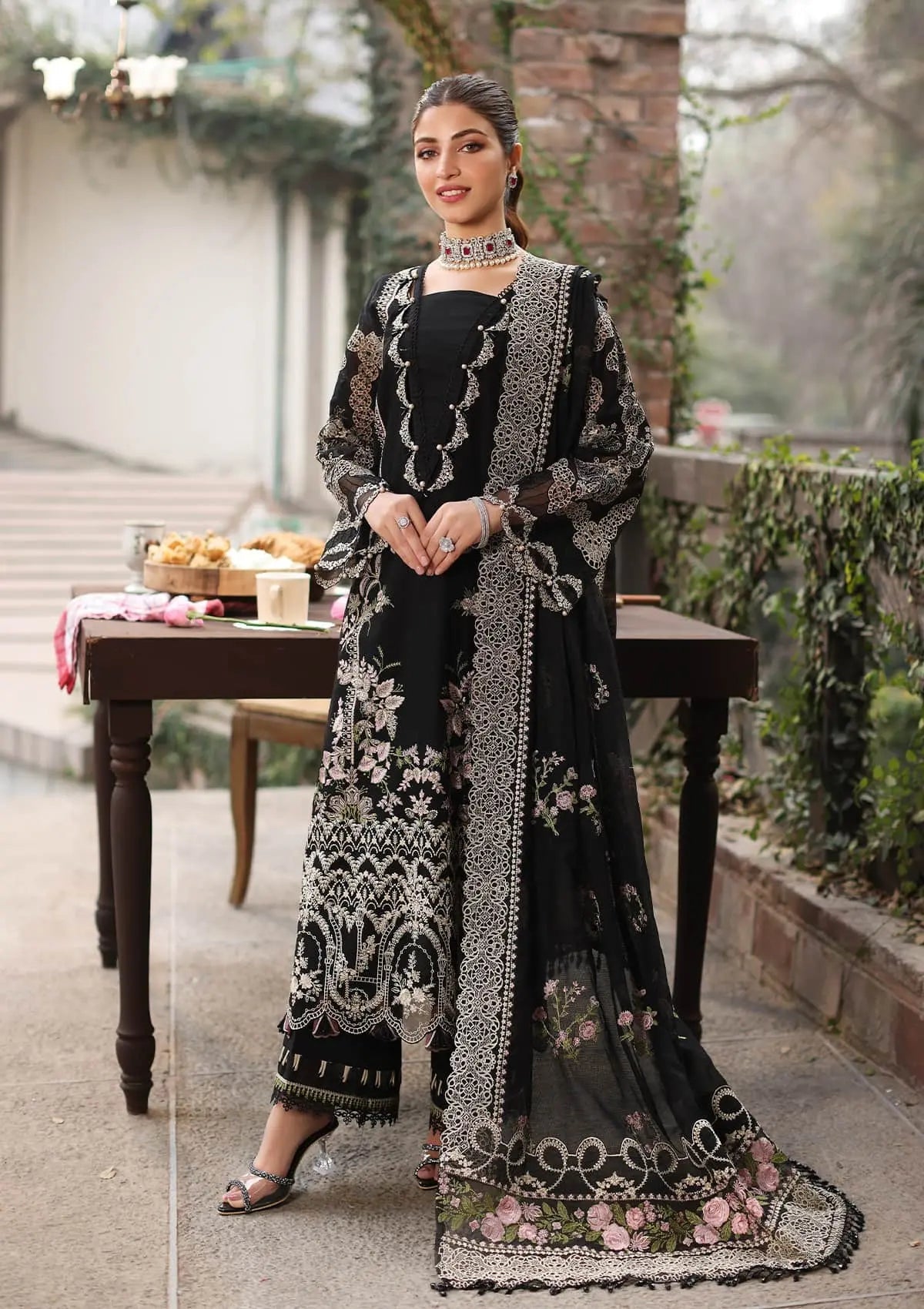 Kahf Premium KFL-06 NOOR Festive Lawn Collection 2024